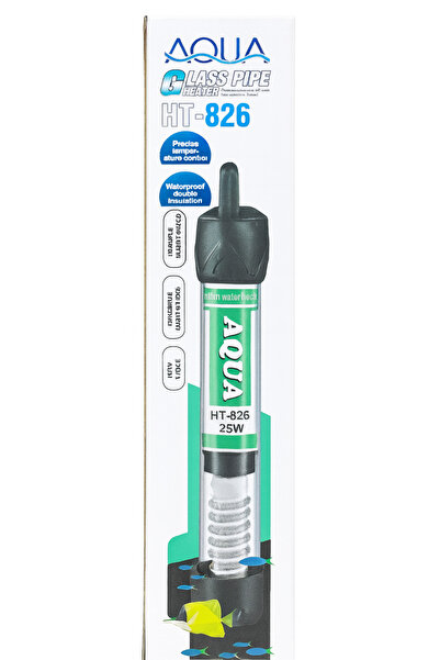 Aqua 25w minik akvaryum için su ısıtıcısı (balık/kaplumbağa)
