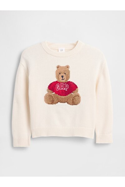 GAP Erkek Bebek Krem Bisiklet Yaka Kazak