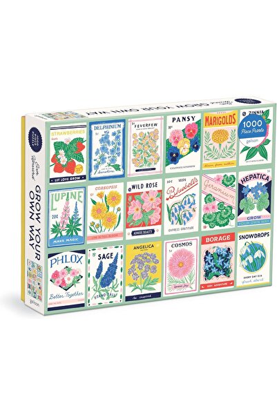 Galison Ever Upward Grow Your Own Way Puzzle - 1000 Pieces
