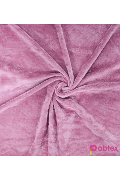 Aslan Online Pabtex Tek Yüzlü Niki Kadife Peluş Kumaş Gül Kurusu 180 Cm En