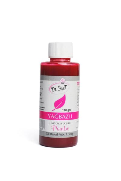 Dr. Gusto Yağ Bazlı Likit Gıda Boyası Pembe 110 g – Çikolata, Ganaj ve Yağlı ...