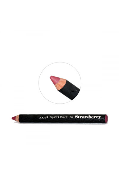 STRAWBERRY Stroberi Wooden Lipstick Pencil No. 26