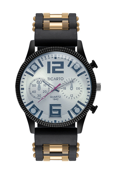 Ticarto Men's Silicone Wristwatch Tctsr006201S0358