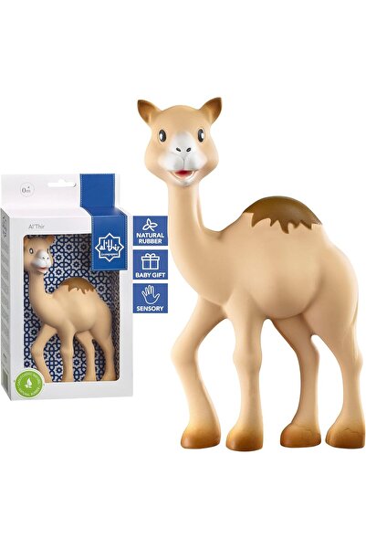 Sophie La Girafe عضاضة أسنان للأطفال على شكل جمل | لعبة حسية من المطاط الطبيع...