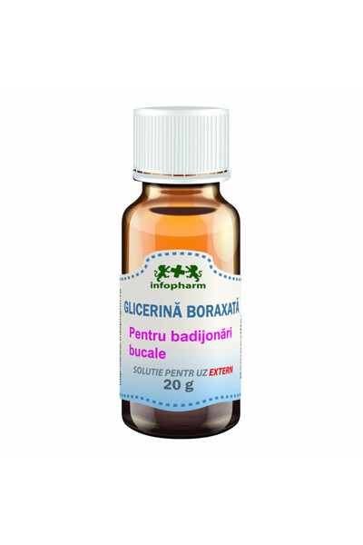 infopharm Glicerină boraxată (20 ml)
