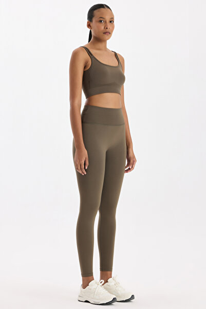 COMEUP Push up Leggings Ashy Khaki