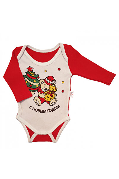 fındıkcım Christmas Teddy Bear Bodysuit Findik