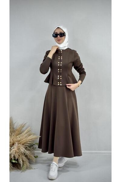 Tebrikler tekstil Women's Hijab Suit Model G3927