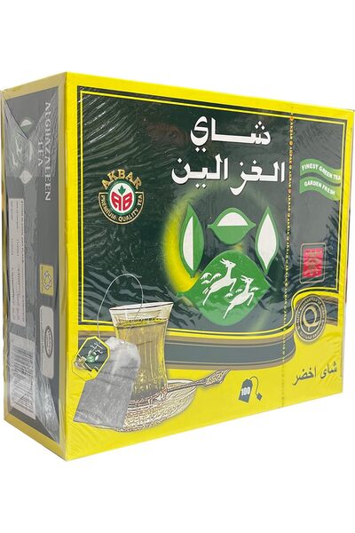 ALGHAZALEE ALGHAZALEEN TEA BAG GREEN 100PCS