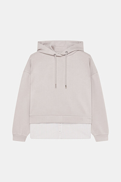 W Collection Bej Garni̇ Detailli Tshirt