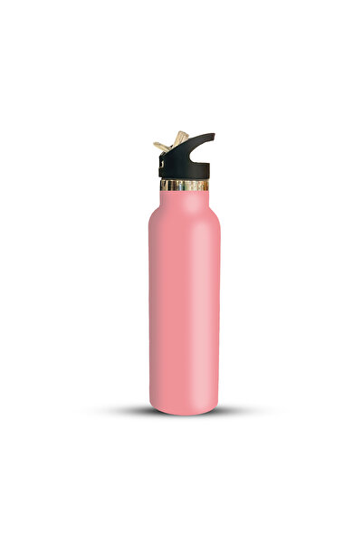 chemex co 600ml Stainless Steel Insulated Mug – Keeps drinks hot for 24 hours and cold all day. Light pink color.