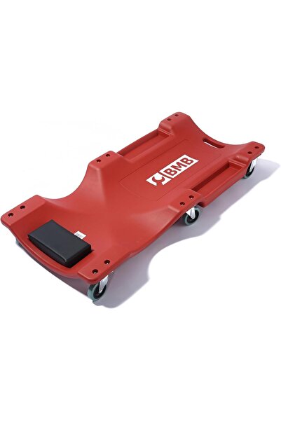 Lawazim Car Plastic Creeper - 40inch - Low Profile Automotive Creeper with Padded Headrest, Shoulder