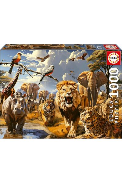 EDUCA أحجية الحيوانات البرية