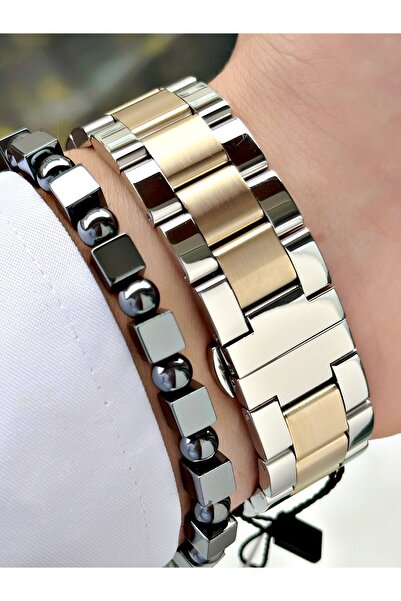 Bentini Men's Wrist Watch – Functional, Steel Band, Waterproof, 2-Year Warranty