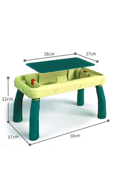 Fitness World Multifunctional building block table with chair, educational toy set for children