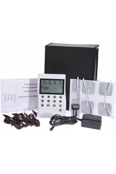 MEDIHIGHTEC MH-8001 4-Channel Professional TENS/EMS Combo Device, 50 Programs (45 Preset)