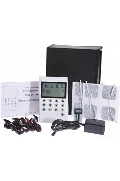 MEDIHIGHTEC MH-8001 4-Channel Professional TENS/EMS Combo Device, 50 Programs (45 Preset)