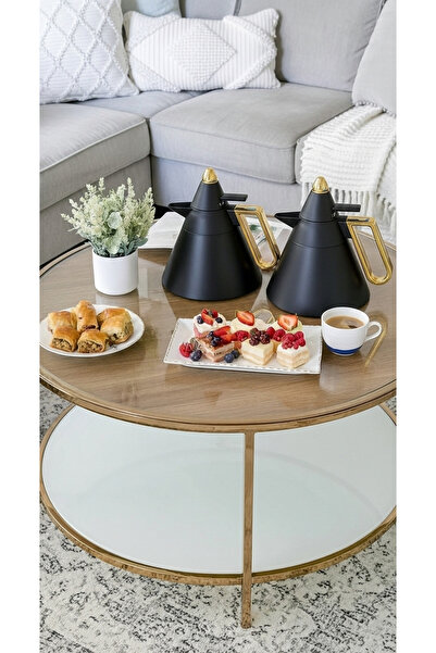 Generic 1 liter/700 ml tea and coffee thermos set with an elegant design