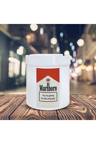 sartre art Marlboro Baskılı Kül Tablası