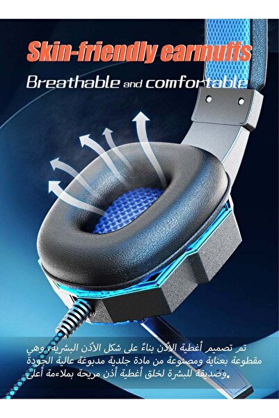 Generic Wired Over-Ear Gaming Headphones For PS4/PS5/XOne/XSeries/Nintendo Switch/PC