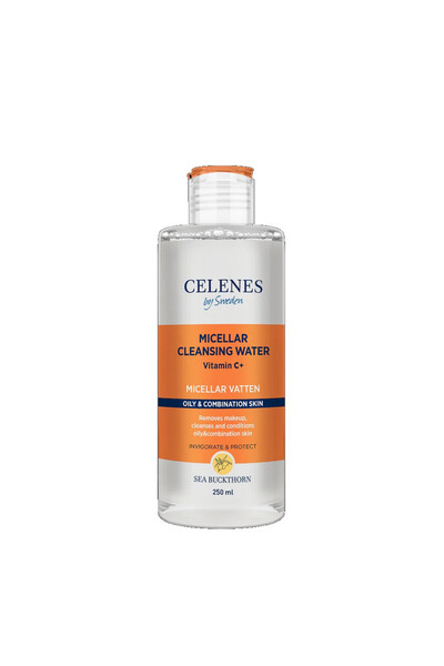 celenes by sweden Sea Buckthorn Micellar Cleansing Water Oily & Combination S...