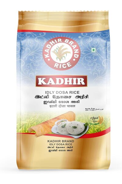 genernic أرز كادير إيدلي دوسا 5 كجم - عبوة من قطعة واحدة