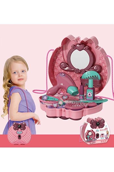 Generic مجموعة حقيبة مستحضرات التجميل متعددة الوظائف 2 في 1