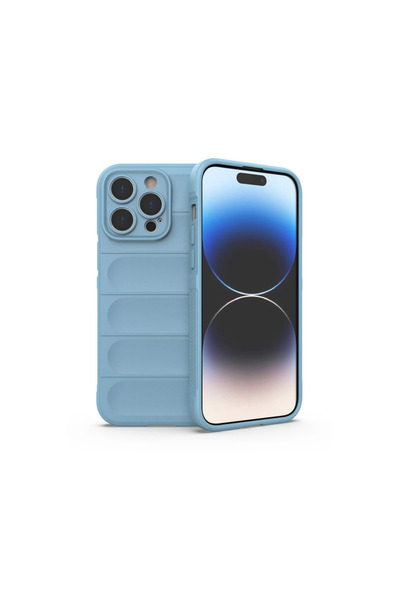 eco port iPhone 14 Pro Case Optimum Silicone - Sky Blue