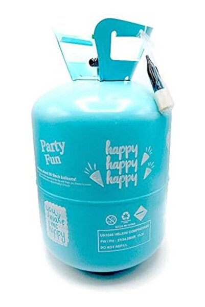 Generic Helium Gas Tank Complete Kit 7.1 Liters