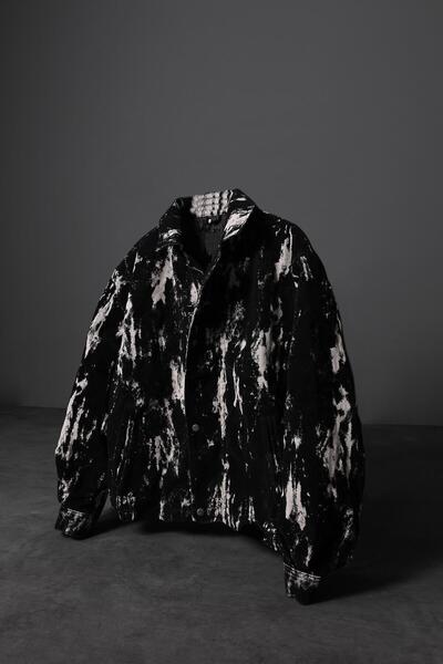 Slatra Ανδρικό μπουφάν Bomber με μαύρο σχέδιο