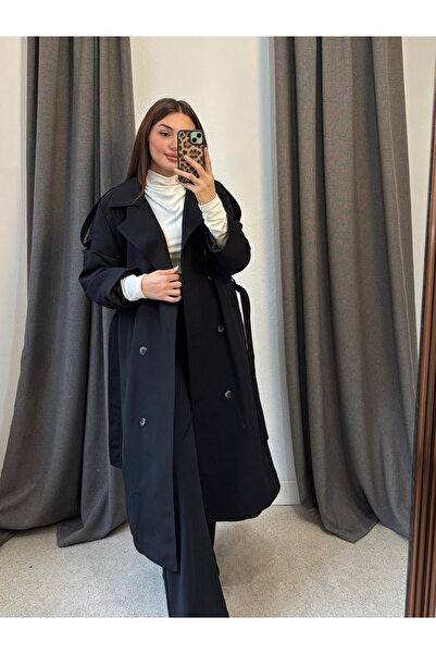 ROSSA Astarlı Premium Kalite Tam Boy Trençkot