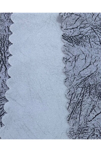 kumaşçıtr Sofa Bed Cover 170-210 cm – Non-Slip Base with Sponge Velvet Fabric Anthracite Vein Pattern