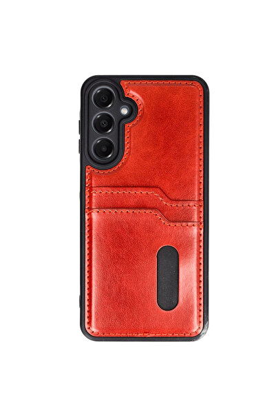 eco port Samsung Galaxy A25 5g Case Sara Leather Case with Business Card Hold...