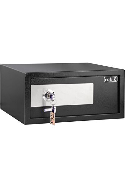 RUBIK صندوق أمان واسع يعمل بمفتاح، خزانة أمان يدوية للاستخدام المنزلي والمكتب...