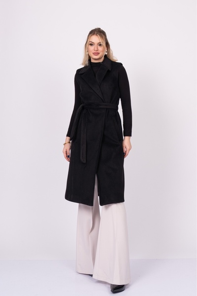 MissVina VelvetLine Long Sculpt Vest – 9140