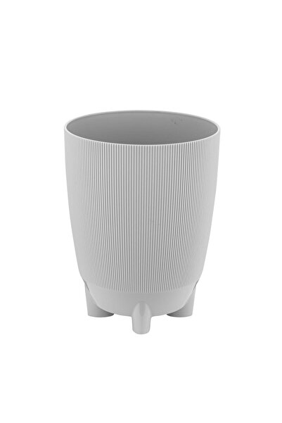bahçe market Poliwork Luna Ayaklı Modern Saksı 4 Lt 182x237 mm - Estetik İç M...