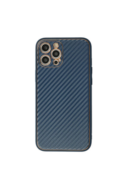 eco port Iphone 12 pro case coco carbon silicone - blue