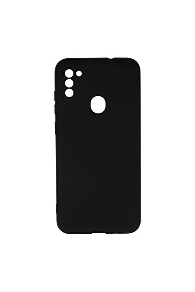 eco port حافظة سامسونج جالاكسي A11 نانو اندرويد مخمل سيليكون - اسود مع حماية ...