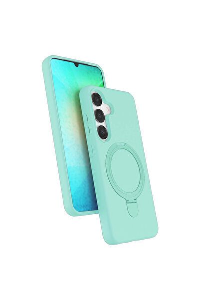 Marsilyan غطاء حماية سامسونج جالاكسي S25 ريجال مع حامل ماج سيف - أخضر مائي