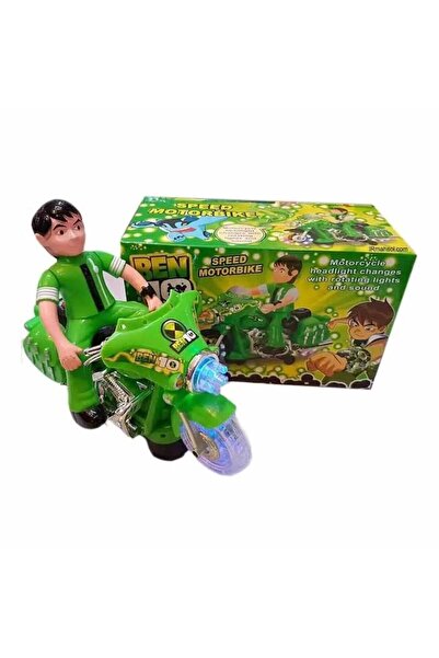 OEM Ben 10 Motorcycle, speed motorbike, LEDs and sounds, 23 cm, 3+ years