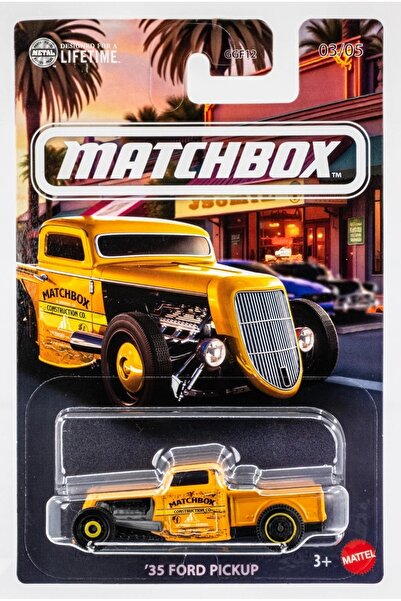HOT WHEELS سيارات ماتش بوكس المحلية الكروزرز 2025 # فورد بيك أب 3 '35 بلون أص...