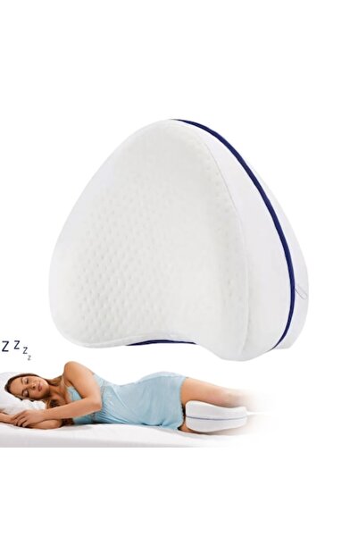 OEM Pernă ortopedică pentru genunchi, spumă cu memorie, husă detașabilă, ergonomică, albă