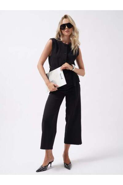 UP TREND COLLECTION Pantaloni de lungime midi cu picioare largi