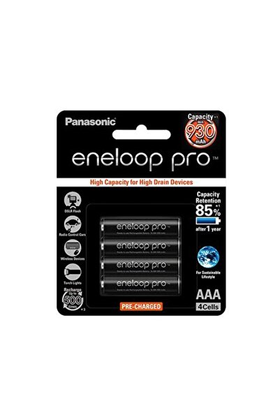 PANASONIC AAA batteries 930mAh - Blister 4