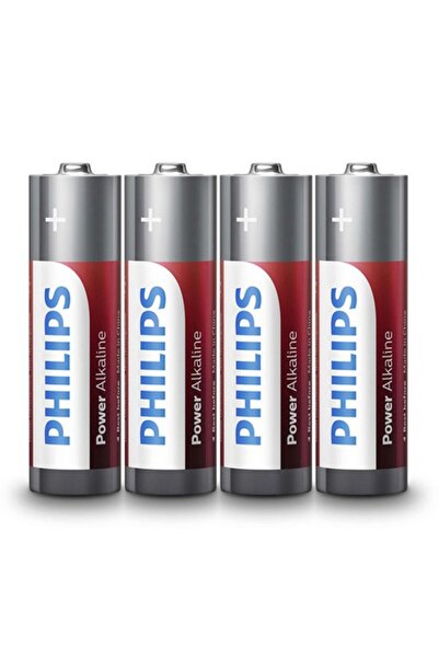Philips Alkaline Power AA Battery, 4 pcs