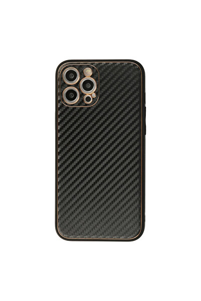 eco port Iphone 12 pro max case coco carbon silicone - black