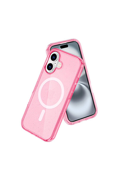 eco port غطاء ماجسيف لجهاز آيفون 16 من جوكو - وردي