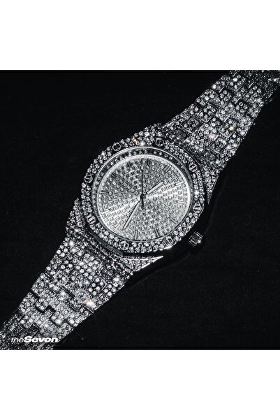 The Seven Jewellery Iced Out Erkek Saat