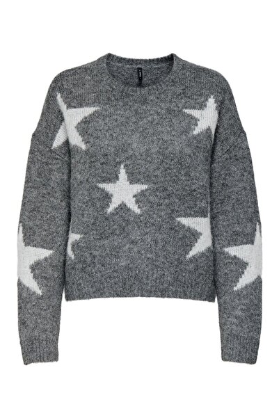 ONLY ONLAZU LS STAR O-NECK KNT