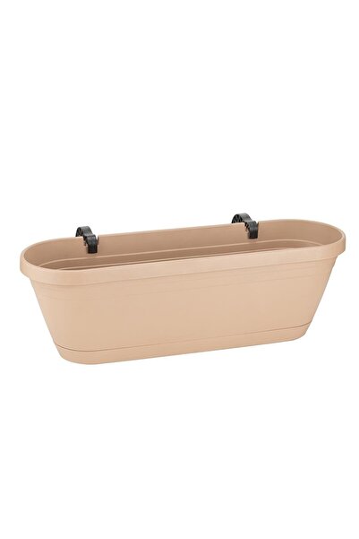 bahçe market Poliwork Askılı Balkon Saksı 7,5 Lt 500*165*160 Mm